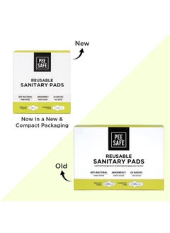 PEESAFE Pee Safe Reusable Sanitary Pads For Women | Anti-Bacterial | Superb Absorbency | Lasts Up To 60 Washes | 3 Regular Pads + 1 Overnight Pad | Skin Friendly | Comfortable & Easy To Use | Pack Of 4  - Image 2
