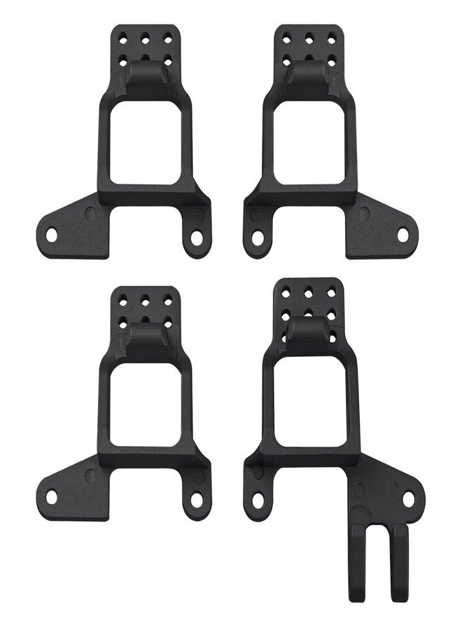 Vgoohobby RC Shock Towers Mount Front & Rear Shock Tower Shock Absorbers Mount Bracket Compatible with Traxxas TRX-4 Bronco 1/10 RC Crawler Upgrade Parts (Black) - Image 2
