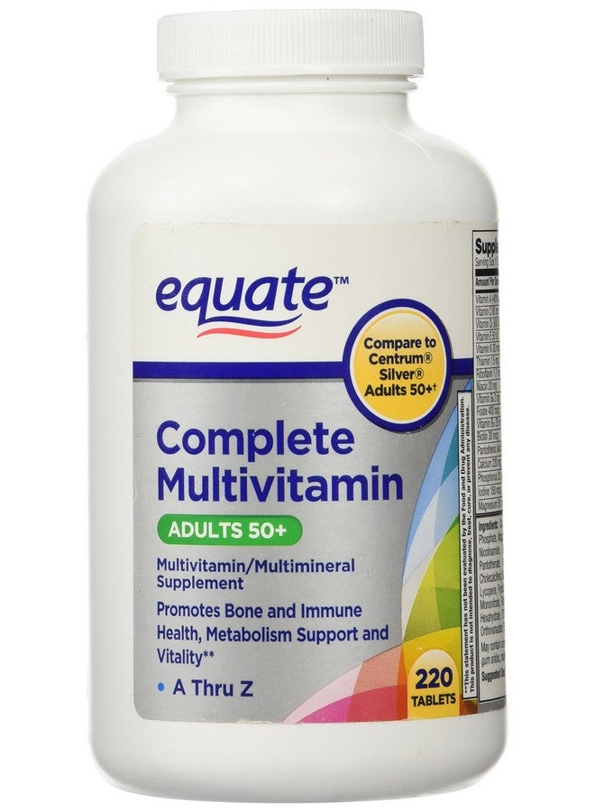 Equate فيتامينات متعددة للبالغين 50+ من إيكويت 220 ملغ - Image 1