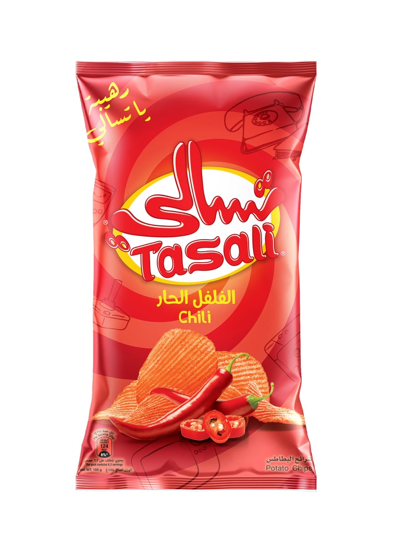 تسالي شيبس بطاطس بنكهة البطاطس الحارة - Image 1