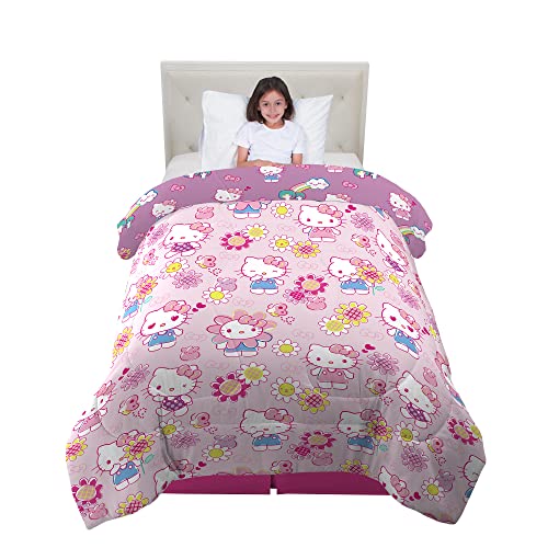 Franco Kids Bedding Soft Microfiber Comforter Twin Hello Kitty
