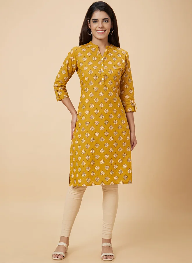 جلو باص كورتا بقصة مستقيمة وطباعة