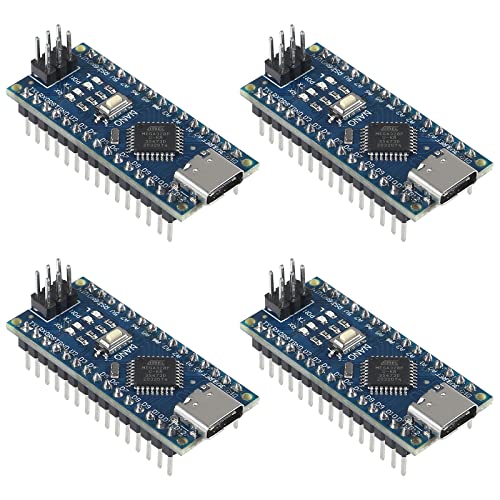 AITIAO 4Pcs for Nano V3.0, Nano Board ATmega328P 5V 16M Micro-Controller Board CH340C Chip 5V 16MHz Type-C Connection Compatible with Nano V3.0(Without USB Cable) - Image 1