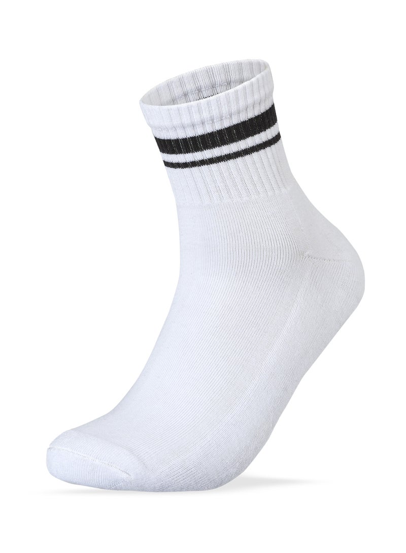 SAM SOCKS Men Set Of 3 Half Terry L-Shape D1 Sport Socks Black-Grey-White 41-46 EU - Image 2