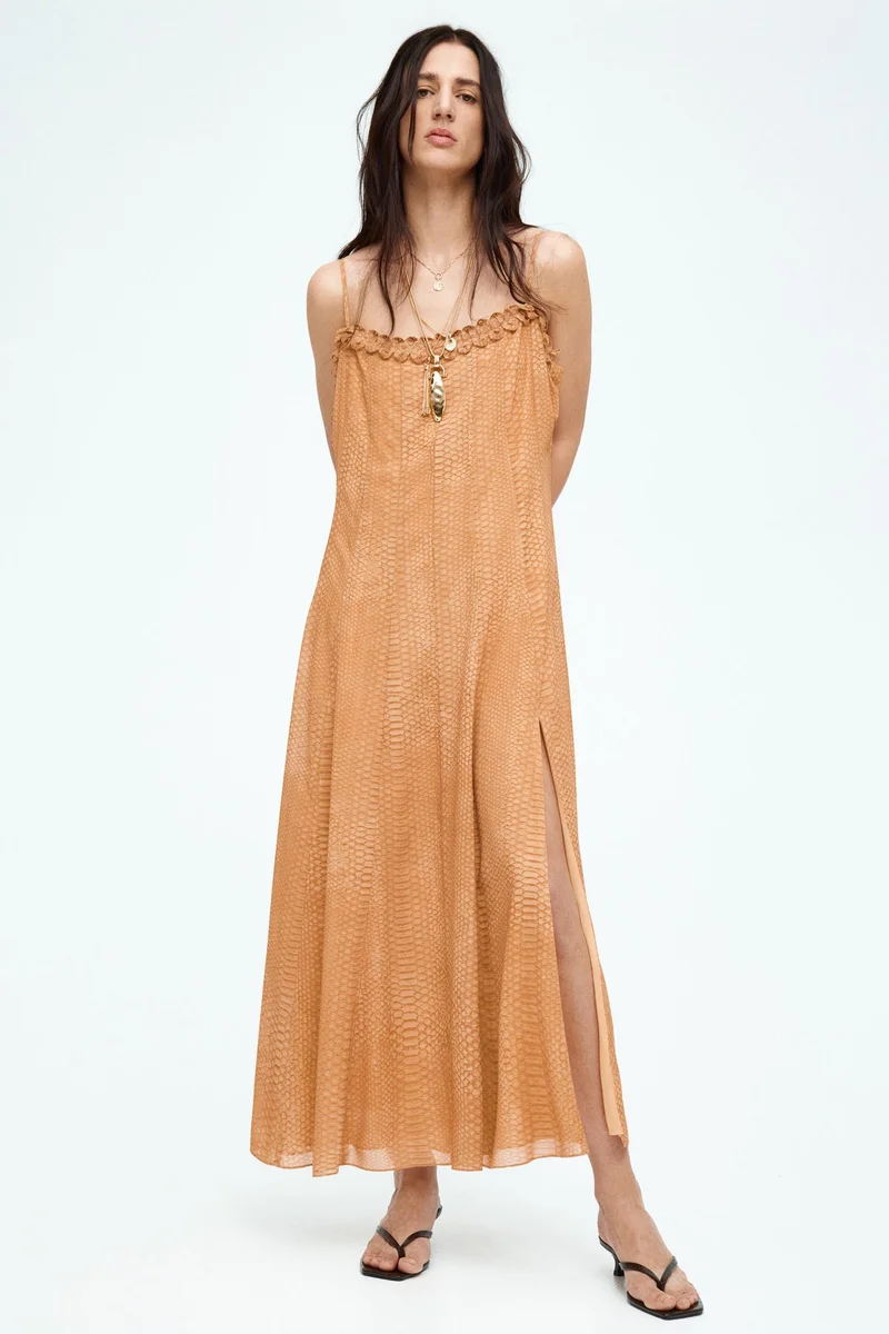 H&M Strappy chiffon dress