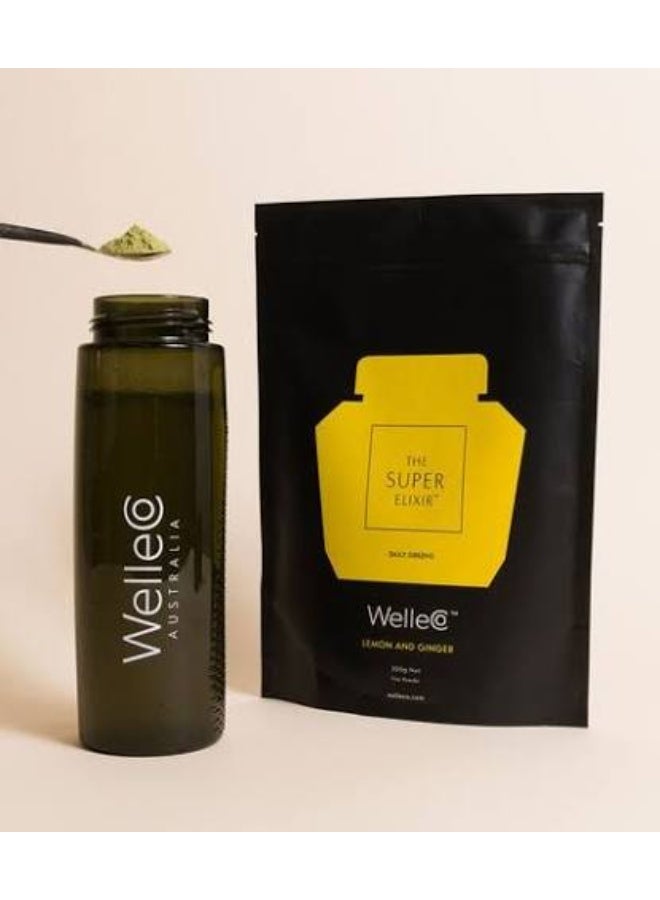 WelleCo Super Elixir Greens - Lemon and Ginger 300g - Image 3