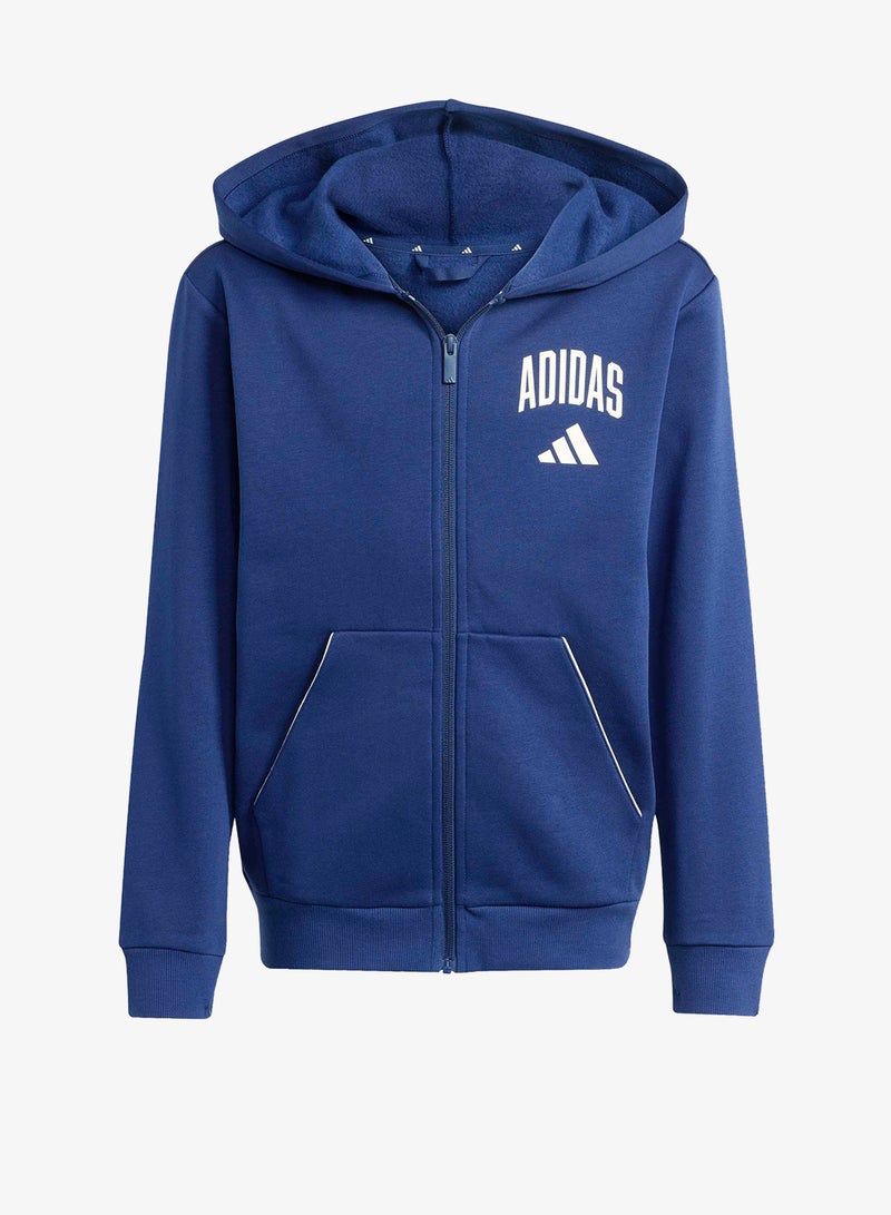 Adidas Youth Seasonals Collegiate Typography Hoodie - Image 5