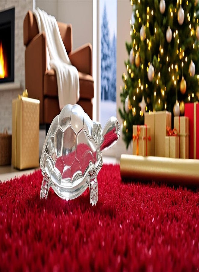 Lightahead® Chinese FENG Shui Tortoise Turtle Glass Statue Lucky Gift of Good Health - Image 2