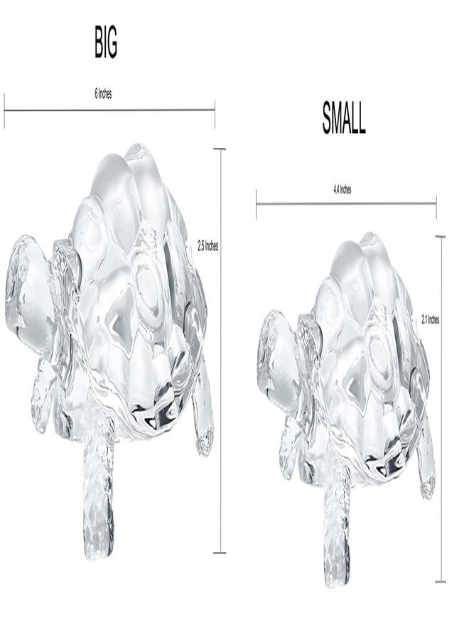Lightahead® Chinese FENG Shui Tortoise Turtle Glass Statue Lucky Gift of Good Health - Image 5