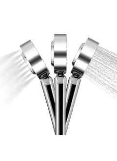 GTC GTC® 3 in1 Modes Double Side High Pressure Shower Multifunctional Water Faucet (9289,abs Plastic) (Silver)  - Image 1