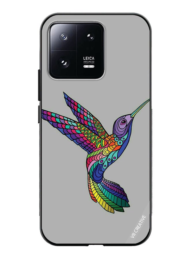 VR CREATIVE Protective Case Cover For Xiaomi 13 Flying Bird Design Multicolour - Image 1