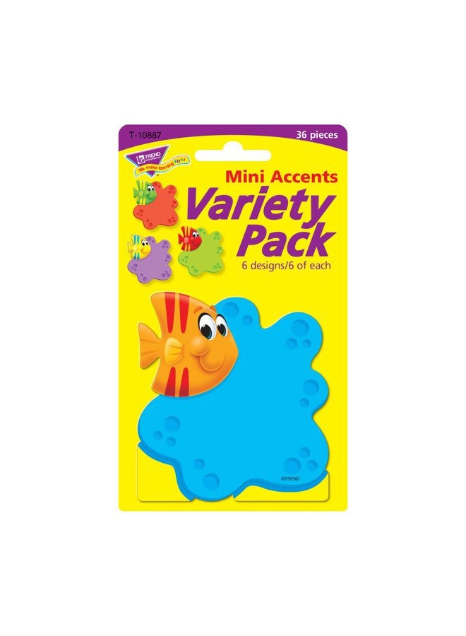 TREND enterprises, Inc. Sea Buddies School Fish Mini Accents Variety Pack, 36 ct - Image 2