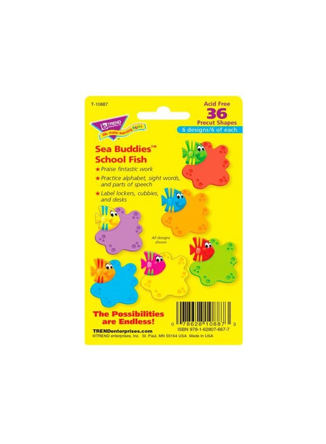 TREND enterprises, Inc. Sea Buddies School Fish Mini Accents Variety Pack, 36 ct - Image 4