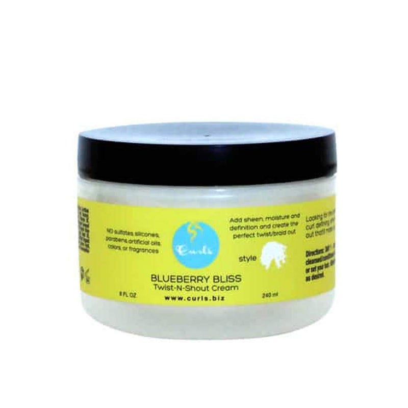 Curls Blueberry Bliss TwistNShout Cream 8 Ounces