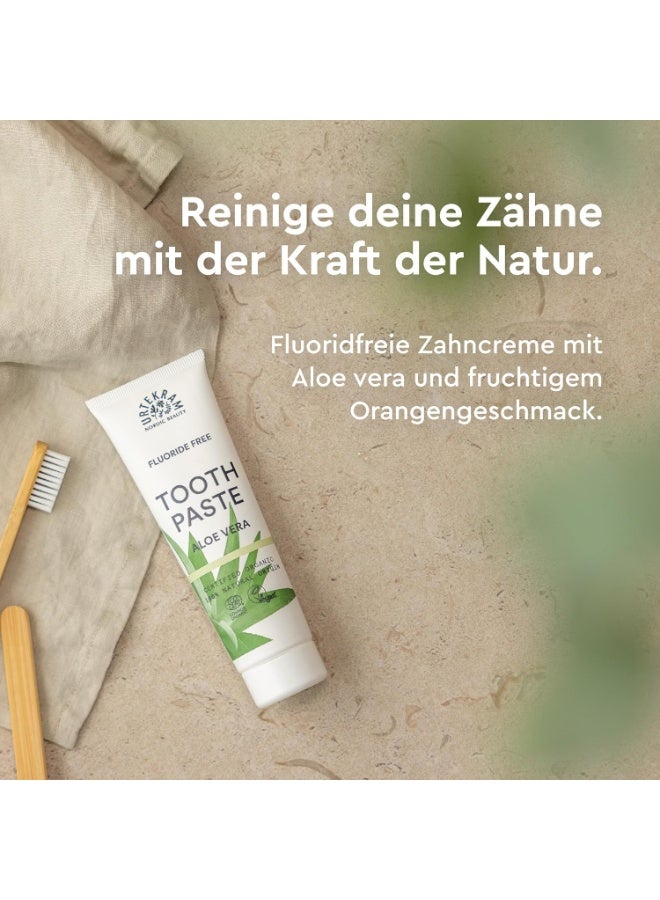 Urtekram Organic Aloe Vera Toothpaste Fluoride Free 75 ML - Image 3
