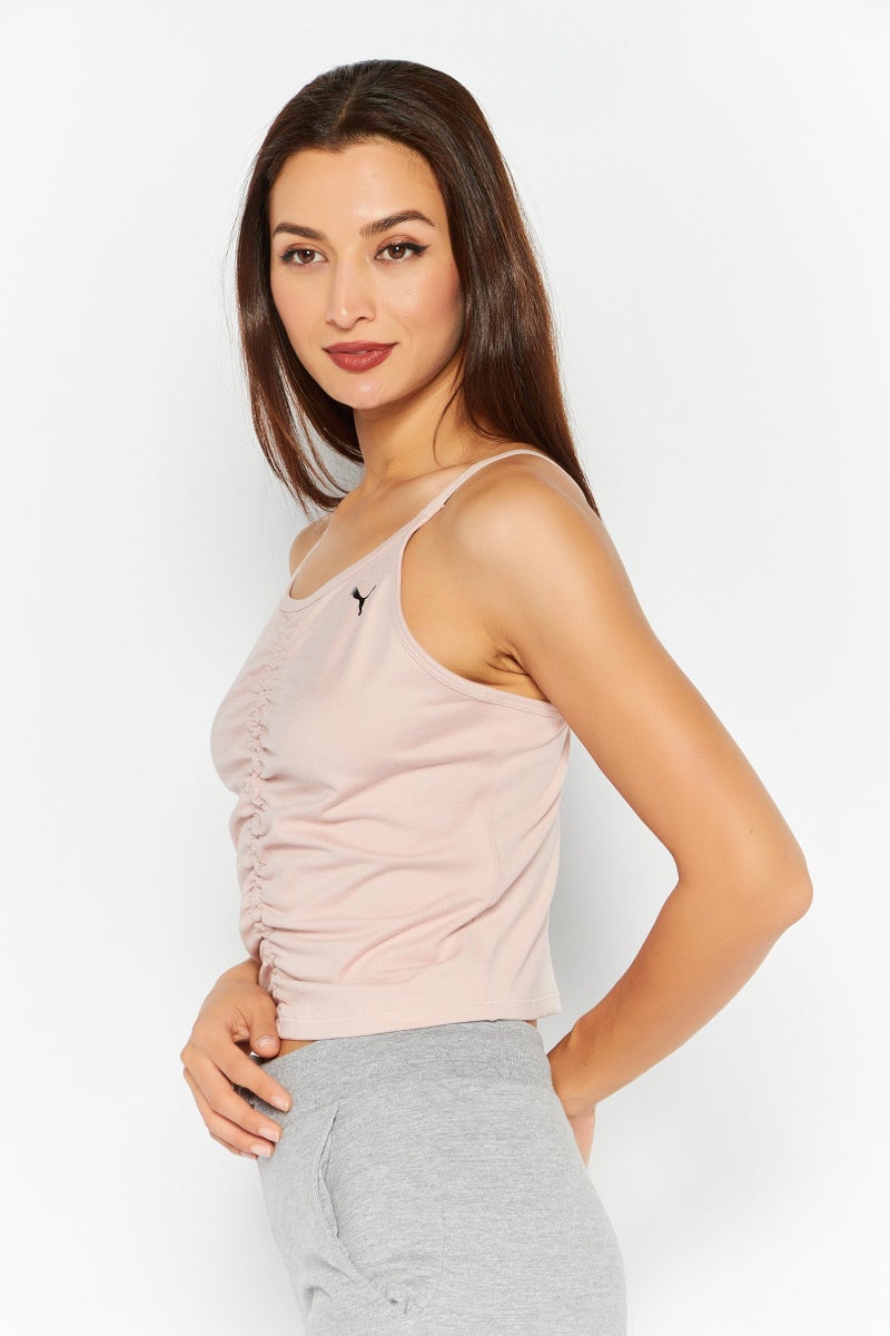 PUMA Women Sportswear Fit Sleeveless Training Top, Pink  - Image 3