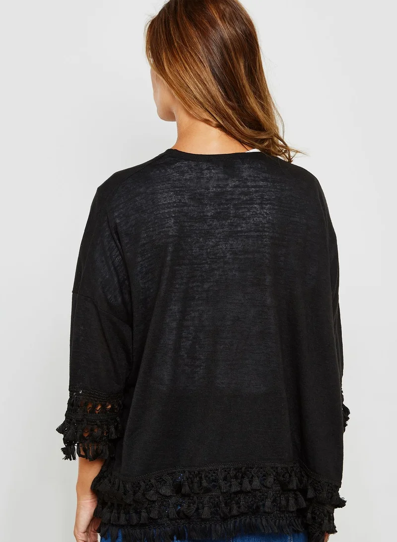 NEW LOOK Tassel Kimono