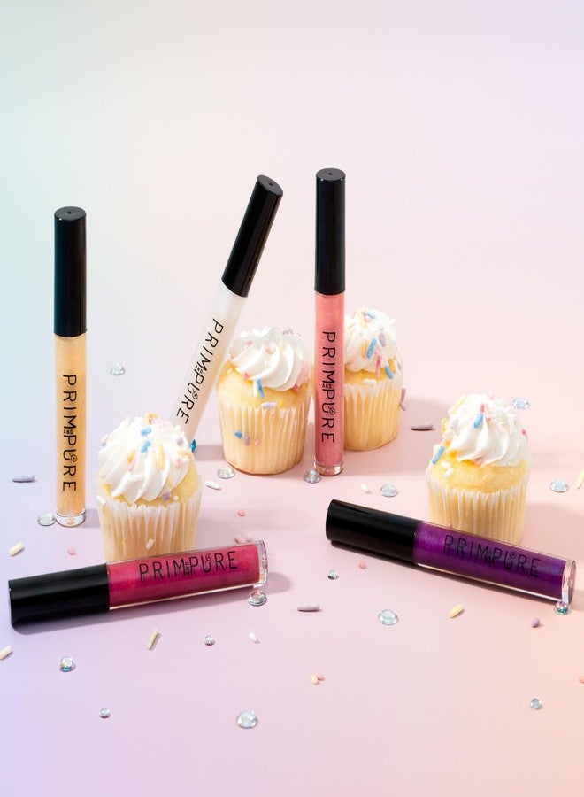 Prim and Pure Mineral Play Lip Gloss Set (Pack of 5) - 100% Natural, Organic, Vanilla Cupcake Birthday Girls Non-toxic Kids Lip Gloss Made in the USA - Image 5
