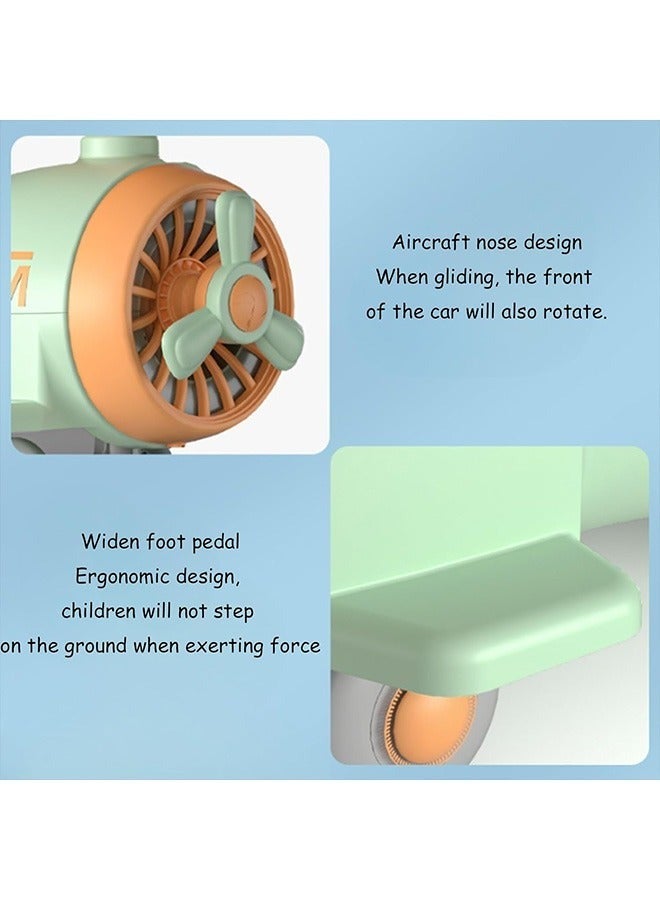 سفينة دوارة للأطفال الصغار تركيب بلاستيكي مجاني ضد الانقلاب لعمر 1-3 سنوات سفينة دوارة هزازة وموسيقى سيارة ملتوية للأطفال - Image 5