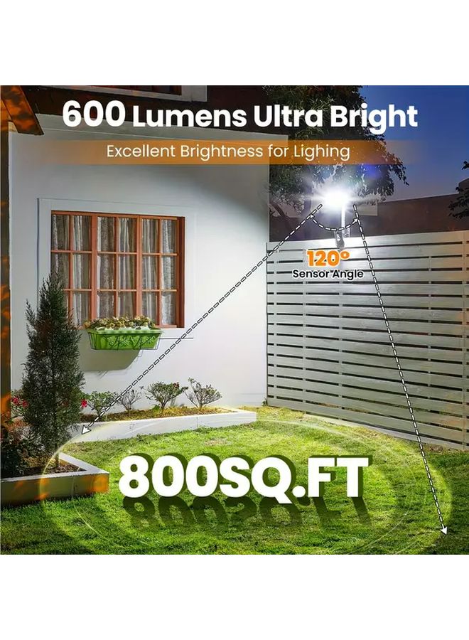 1pc IP65 Solar Outdoor Clamp Light Motion Sensor Adjustable Angle 92 LED Floodlight - Image 4