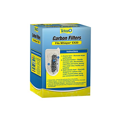 Tetra Whisper EX Carbon Medium Round Filter Cartridges, 4-Count - Image 2
