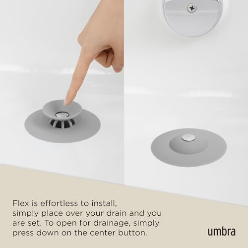 Umbra Flex Drain Stop/Hair Catcher, Grey - Image 5