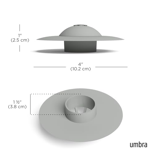Umbra Flex Drain Stop/Hair Catcher, Grey - Image 3