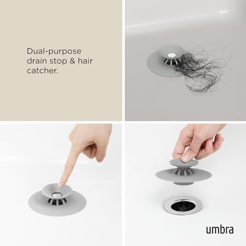 Umbra Flex Drain Stop/Hair Catcher, Grey - Image 4