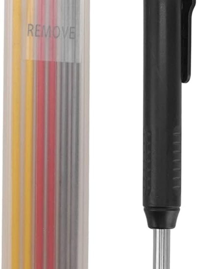 Multifunctional Aluminum Alloy Scribing Tool Kit Black 12 Pencil Cores For Woodworking DIY - Image 5