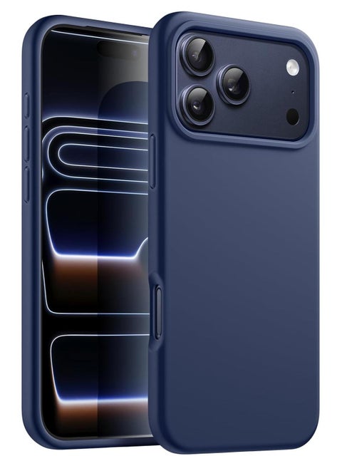 iPhone 17 Pro Max Case Liquid Silicone Shockproof Anti-Scratch Cover For iPhone 17 Pro Max with Microfiber Lining Protective Phone For iPhone 17 Pro Max