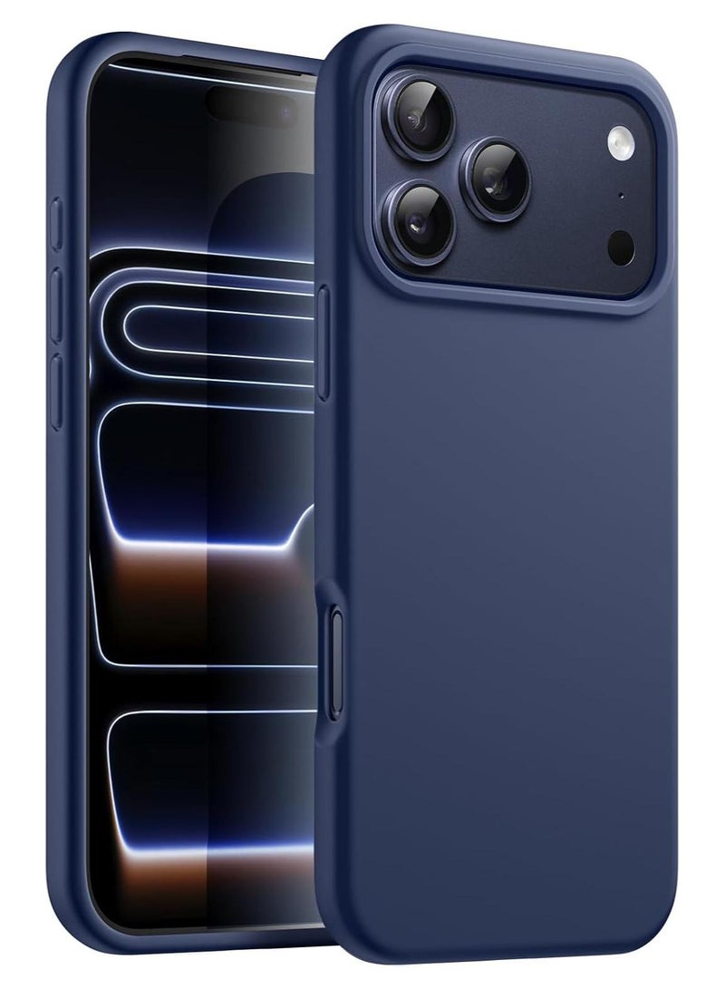 iPhone 17 Pro Max Case Liquid Silicone Shockproof Anti-Scratch Cover For iPhone 17 Pro Max with Microfiber Lining Protective Phone For iPhone 17 Pro Max - Image 1