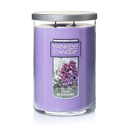 Yankee Candle Lilac Blossoms Scented, Classic 22oz Large Tumbler 2-Wick Candle, Over 75 Hours of Burn Time - Image 1