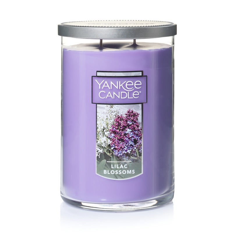 Yankee Candle Lilac Blossoms Scented, Classic 22oz Large Tumbler 2-Wick Candle, Over 75 Hours of Burn Time - Image 5