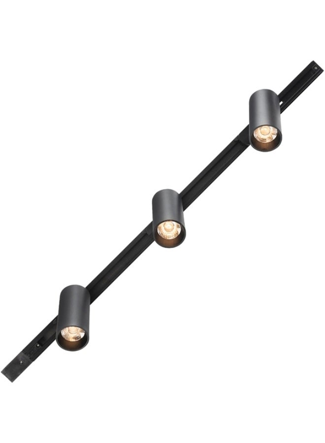 Fixer Extra-Bright Black LED Ceiling/Track Light – 3000K, 4000K & 6500K Options with Track Line, Track Patti & Track Way Compatibility - Image 4