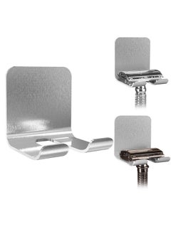 Linkidea 2 Pack Wall Mount Safety Razor Holder For Shower Self Adhesive Shaver Hook Hanger Stand Bathroom Wall Mounted Razor Holder Compatible With Vikings Merkur Double Edge Safety Razor  - Image 1