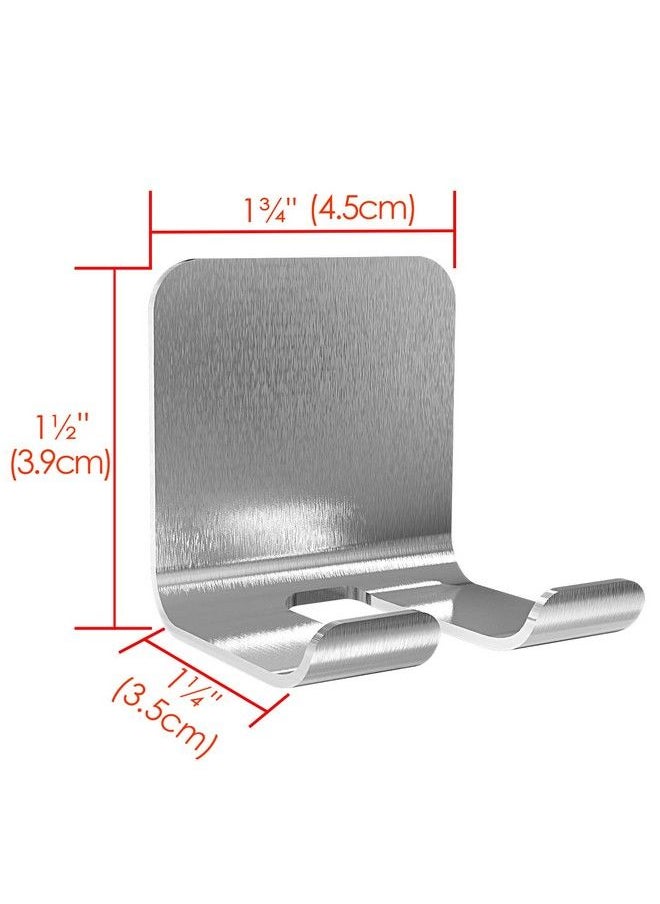 Linkidea 2 Pack Wall Mount Safety Razor Holder For Shower Self Adhesive Shaver Hook Hanger Stand Bathroom Wall Mounted Razor Holder Compatible With Vikings Merkur Double Edge Safety Razor  - Image 4