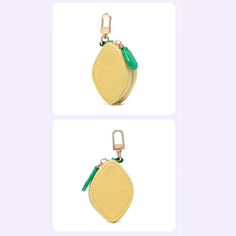 Fruit series change bag keychain bag/lemon - Image 3