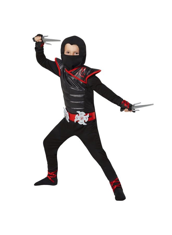 MORPH Red & Black Ninja Costume For Boys Halloween Costumes For Boys Ninja Kids Costumes Ninja Outfit Kids Ninja Fancy Dress Black Ninja Costumes For Kids Toddler 7-9 Years - Image 4