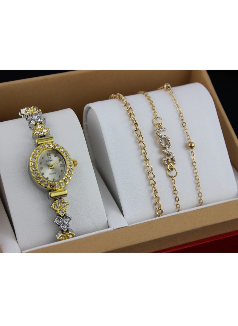 Reclaim with Argireline Women's evening watch set 
