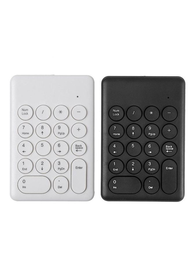BURAQ 269 18 Keys Wireless Mini Numeric Keypad Accounting Bank Engineering Keypad(Black)  - Image 2