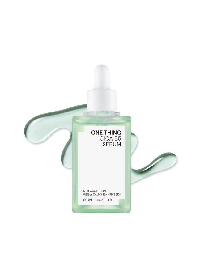 ONE THING CICA B5 calming Serum 1.69 fl.oz / 50ml | Korean Skincare, Panthenol Soothing, Hydration Boost for Sensitive Skin - Image 1