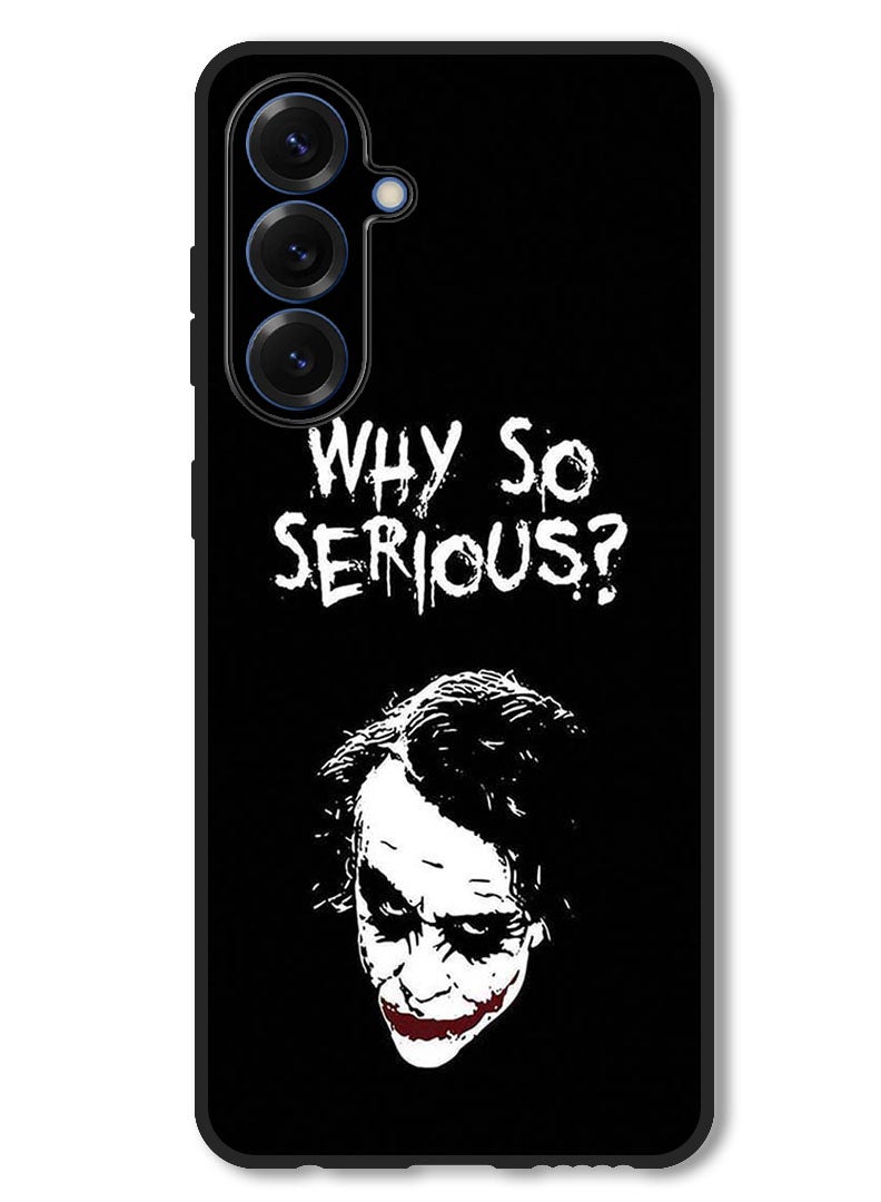 Theodor Case Compatible with Samsung Galaxy A56 Protection Shockproof Bumper Cover Why So Serious (2) - Image 1