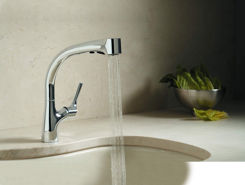 Kohler Elate Pull-Out Kitchen Faucet (Chrome Finish) - Image 3
