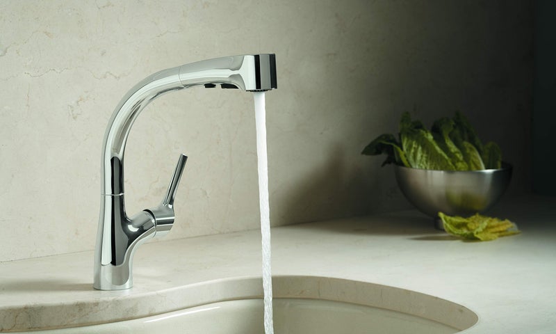 Kohler Elate Pull-Out Kitchen Faucet (Chrome Finish) - Image 5