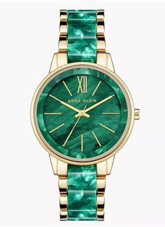ANNE KLEIN ساعة آن كلاين انالوج للنساء من الأكريليك AK1412GNGB  - Image 1