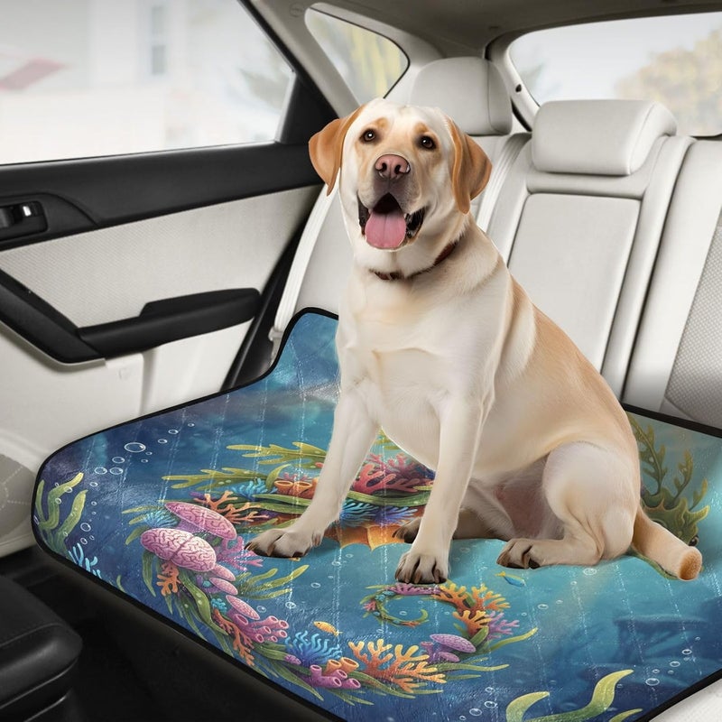 3 Pack Dog Pee Mats Rug for Dogs Muddy Feet Washable Anti Slip Floor Mat for Car 20x24in Leafy Sea Dragon Kelp Safari Collage - Image 5
