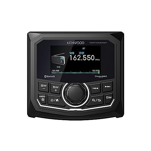 KENWOOD KMRM300BT Marine Guage Receiver Weatherproof 27 Inch LCD Built in Amplifer Bluetooth Digital Media MP3 Player No CD Player USB Port AMFMWeather Band Tuner Rear Camera Input - Image 3