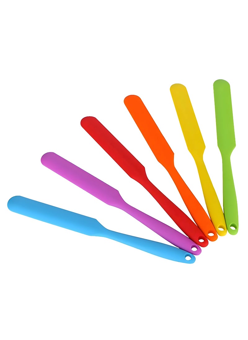 Generic - Silicone Spatula Sets For Kitchen In Bulk: Baking, Cake Icing, Resin Craft, Mini Silicone Scraper Tool, Jar Spatula With Long Heat Resistant Handle (Pack Of 1 Piece) - Image 1