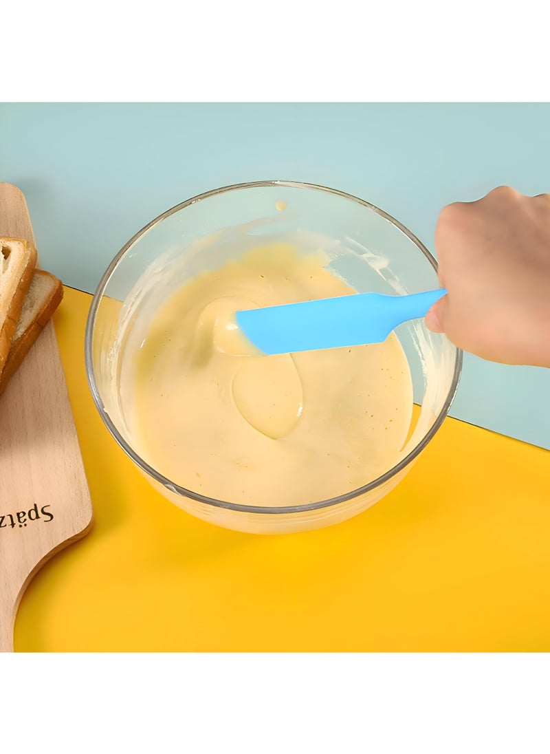Generic - Silicone Spatula Sets For Kitchen In Bulk: Baking, Cake Icing, Resin Craft, Mini Silicone Scraper Tool, Jar Spatula With Long Heat Resistant Handle (Pack Of 1 Piece) - Image 1