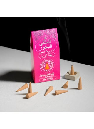 Royal Bakhour Cones – Premium Bakhour Cones with Rich Oud Fragrance for Home, Office & Prayer Room  for Luxury Air Freshening, 30 Cones - Rose Heaven - view 3